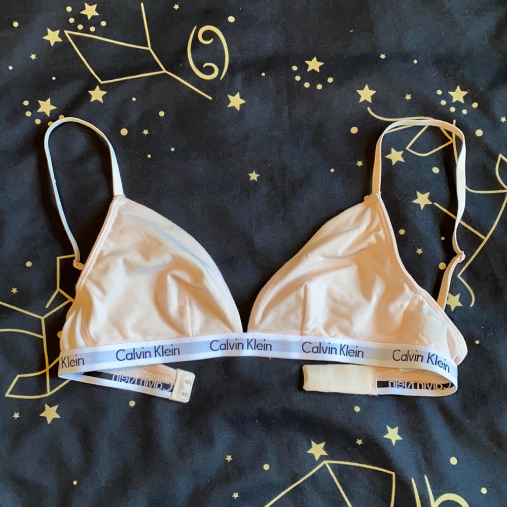 Light pink Calvin Klein bralette small